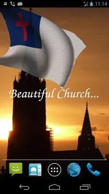 Christian Flag LWP Free android App screenshot 5