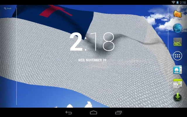 Christian Flag LWP Free android App screenshot 8